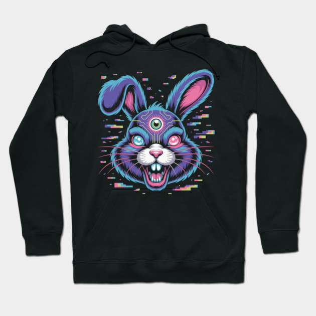Crashloop Cottontail Hoodie by Cosmo Gazoo