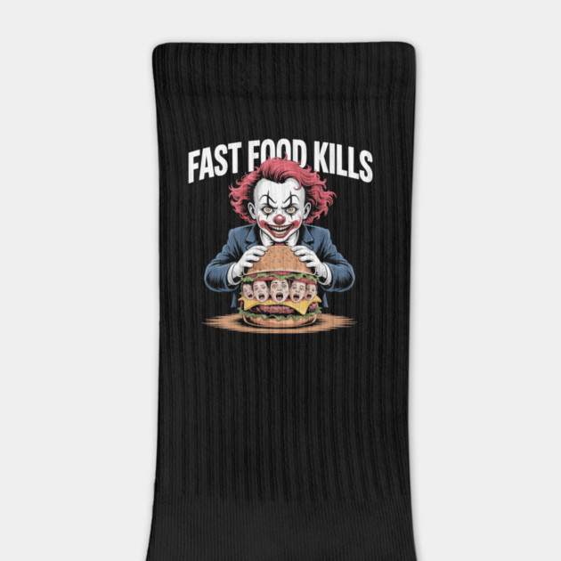 Fast Food Kills – Killer Clown Burger by Cosmo Gazoo