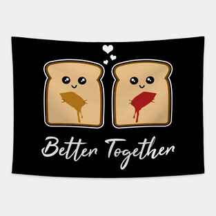 Peanut Butter And Jelly - Better Together Tapestry