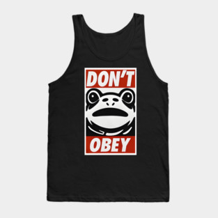 Don’t Obey Portland Frog Tank Top
