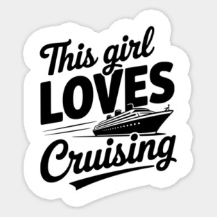 This Girl Loves Cruising Magnet