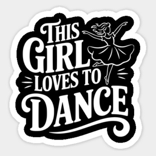This Girl Loves to Dance Magnet