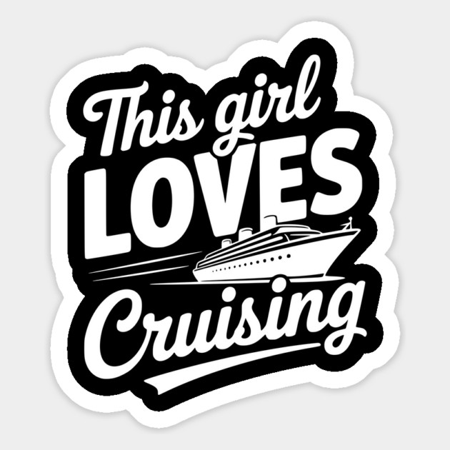 This Girl Loves Cruising Magnet by Frank Ring