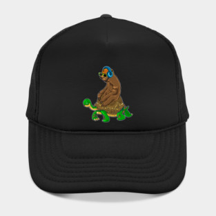 Sloth Pet Riding Turtle Lazy Sloth Hat