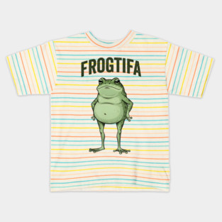 Frogtifa, I Am Frogtifa, We Are Frogtifa Cute Frog Kids T-Shirt