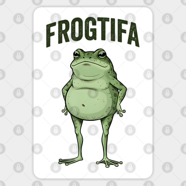 Frogtifa, I Am Frogtifa, We Are Frogtifa Cute Frog Sticker by Luxinda