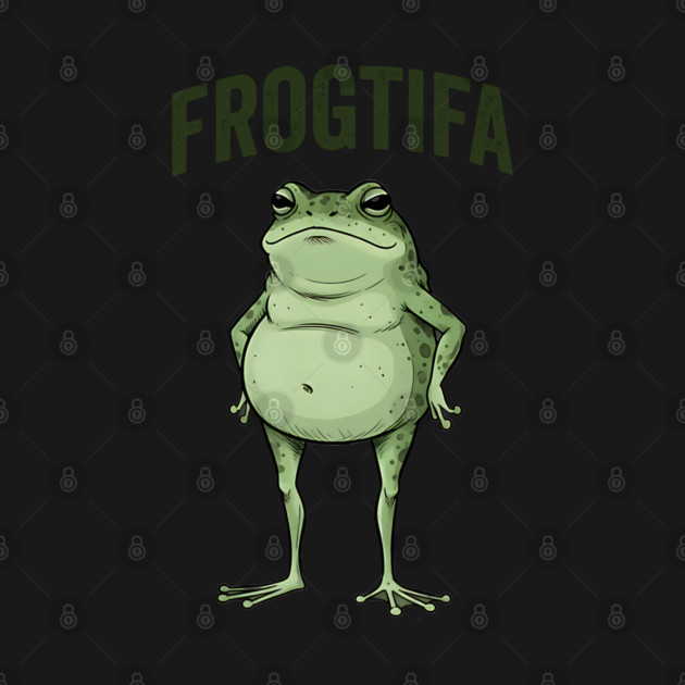 Frogtifa, I Am Frogtifa, We Are Frogtifa Cute Frog by Luxinda