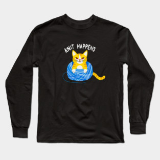 knit happens Long Sleeve T-Shirt