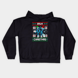 Bruh 67 Six Seven 6-7 Christmas Funny Brainrot Steal a brainrot for Boys Kids Teens Kids Hoodie
