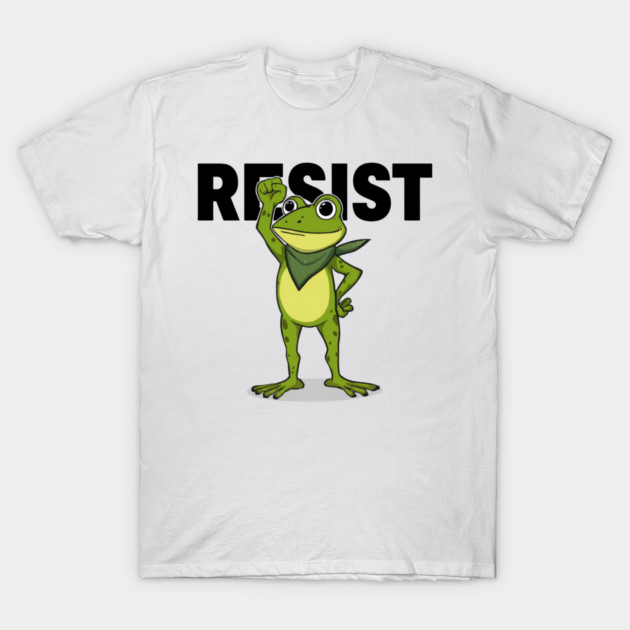 Resist-Frog T-Shirt by Creatifly Graphic Tees