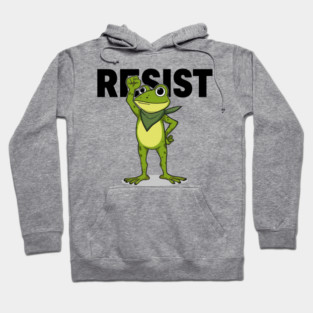 Resist-Frog Hoodie