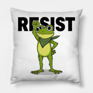 Resist-Frog Pillow