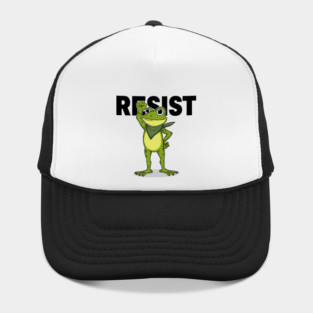 Resist-Frog Hat
