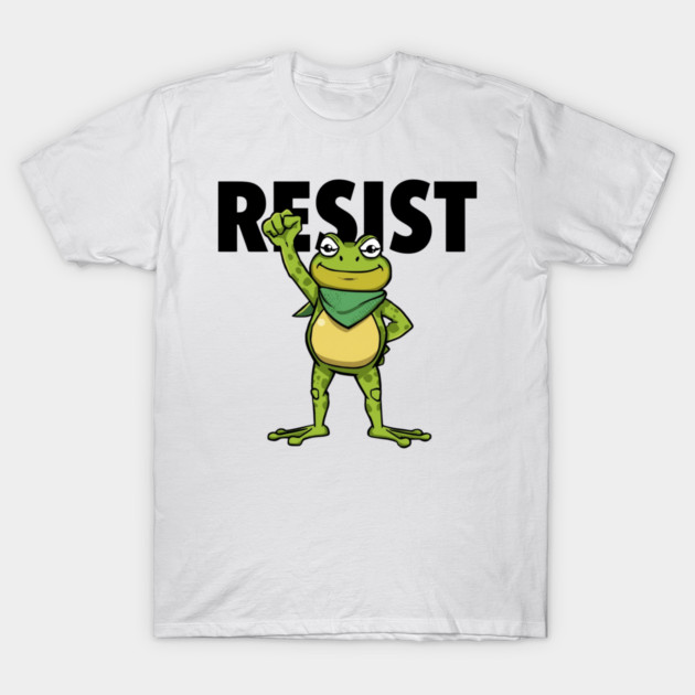 Resist-Frog T-Shirt by Creatifly Graphic Tees
