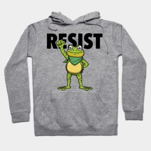 Resist-Frog Hoodie