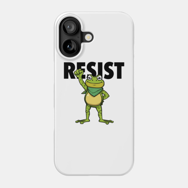 Resist-Frog Phone Case by Creatifly Graphic Tees