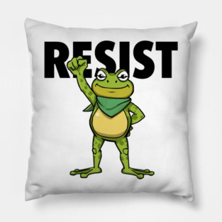 Resist-Frog Pillow