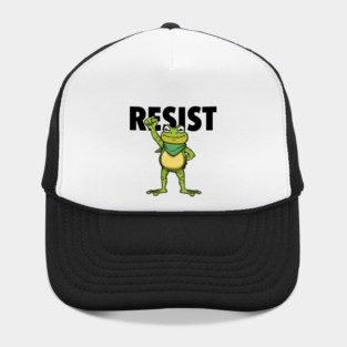 Resist-Frog Hat