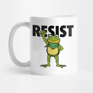 Resist-Frog Mug
