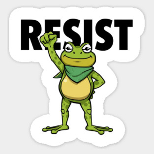 Resist-Frog Magnet