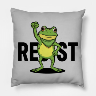 Resist-Frog Pillow