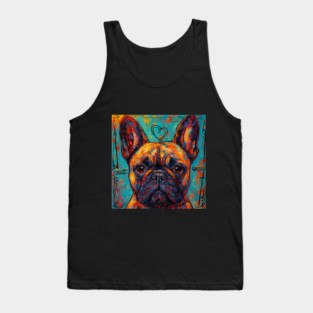 French Bulldog Portrait Tank Top