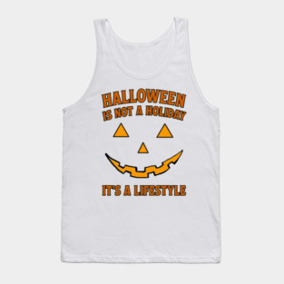 Pumpkin Face Tank Top