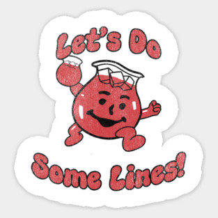 Let's do some lines! Oh yeah! Sticker