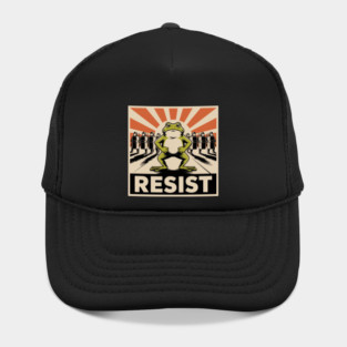 Resist-Frog Hat