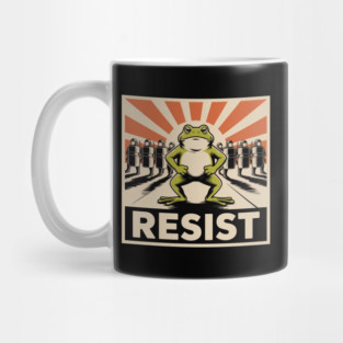 Resist-Frog Mug