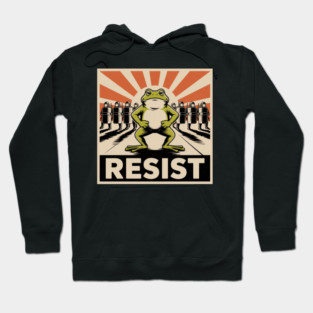 Resist-Frog Hoodie
