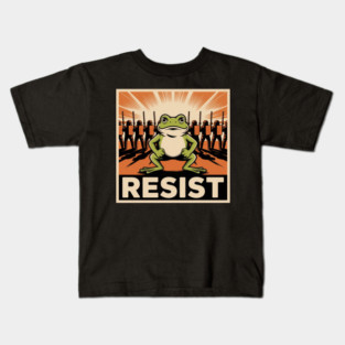 Resist-Frog Kids T-Shirt