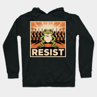 Resist-Frog Hoodie