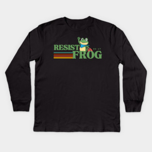 Resist-Frog Kids Long Sleeve T-Shirt