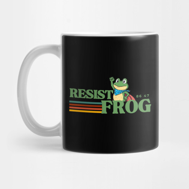 Resist-Frog by Creatifly Graphic Tees
