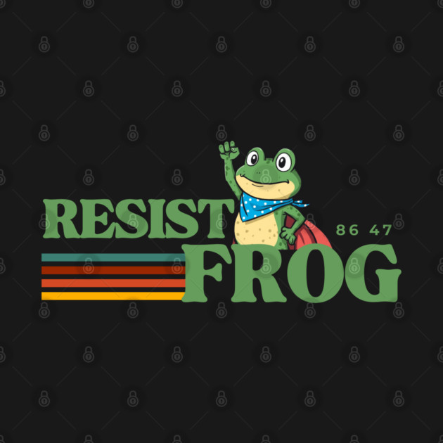 Resist-Frog by Creatifly Graphic Tees