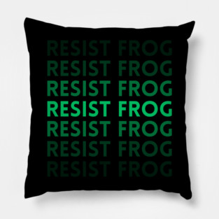 Resist-Frog Pillow