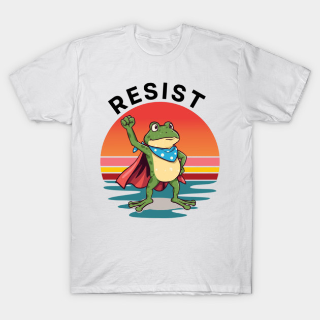 Resist-Frog T-Shirt by Creatifly Graphic Tees