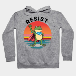 Resist-Frog Hoodie