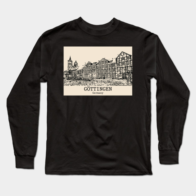 Göttingen - Germany Long Sleeve T-Shirt by Lakeric