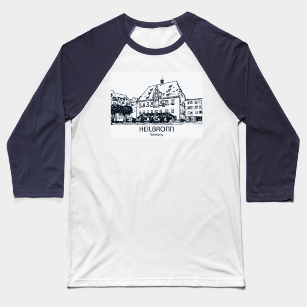 Heilbronn - Germany Baseball T-Shirt by Lakeric