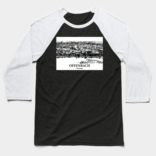 Offenbach - Germany Baseball T-Shirt by Lakeric