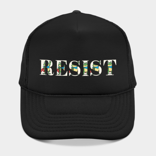 Resist-Frog by Creatifly Graphic Tees