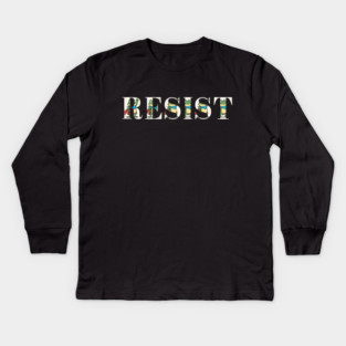 Resist-Frog Kids Long Sleeve T-Shirt