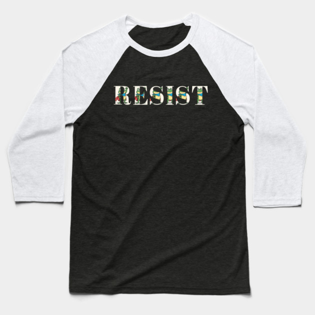 Resist-Frog Baseball T-Shirt by Creatifly Graphic Tees