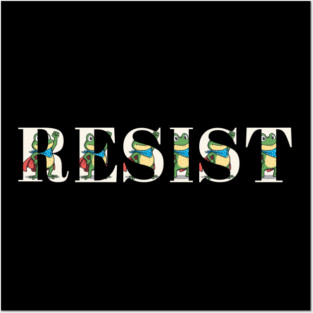 Resist-Frog Posters and Art