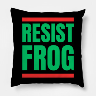 Resist-Frog Pillow