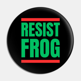 Resist-Frog Pin