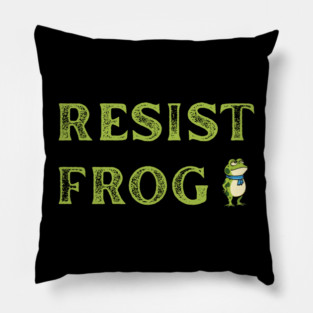 Resist-Frog Pillow