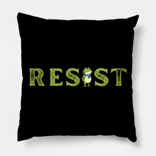 Resist-Frog Pillow